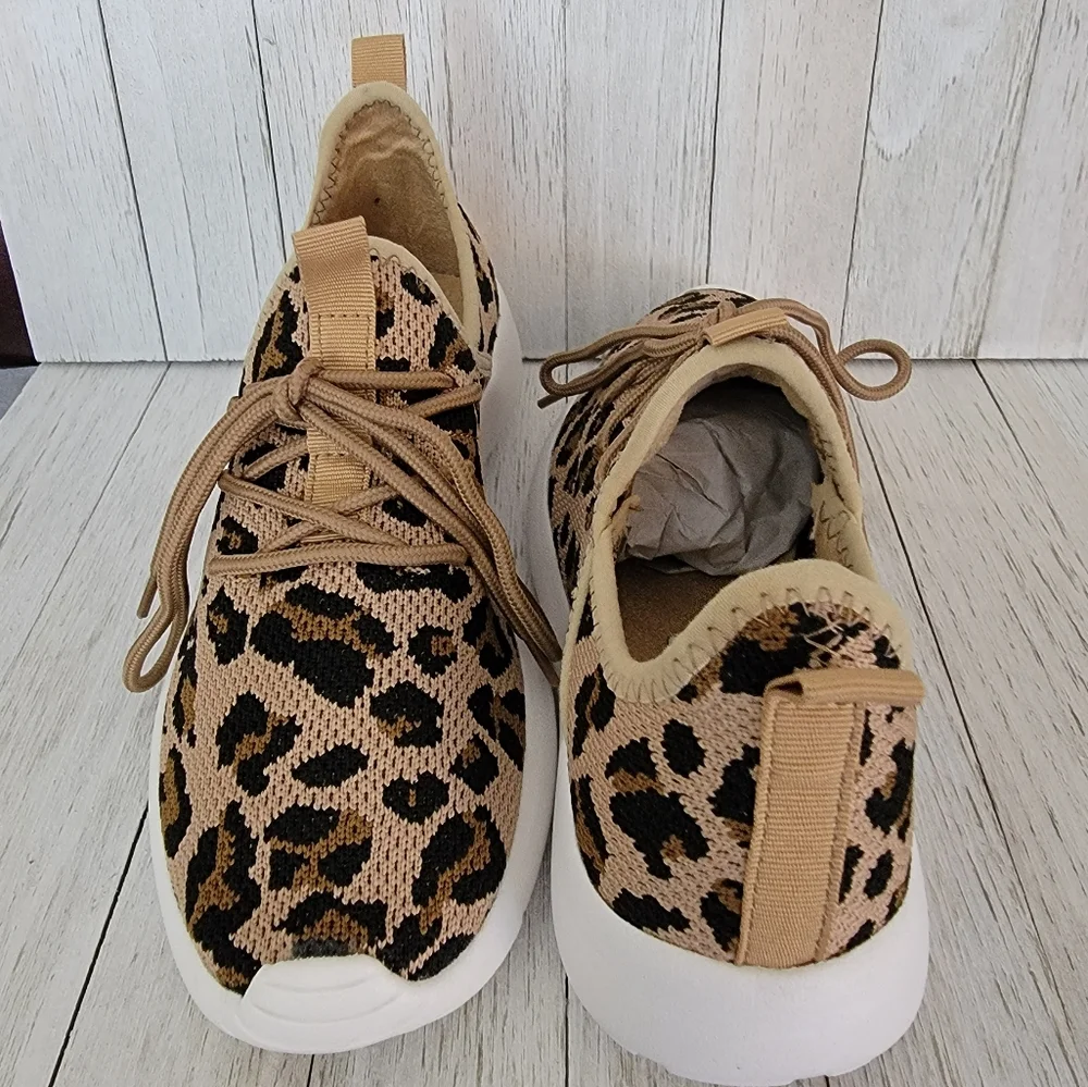 50% OFF SALE-GYPSY JAZZ/ VERY G- CERRITO LEOPARD SNEAKERS - Picture 4 of 7